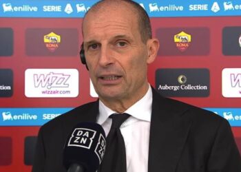 Allegri: “Pari a Roma importante, tiene lontani loro e il Napoli. Milan in piedi per Maignan”