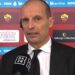Allegri: “Pari a Roma importante, tiene lontani loro e il Napoli. Milan in piedi per Maignan”