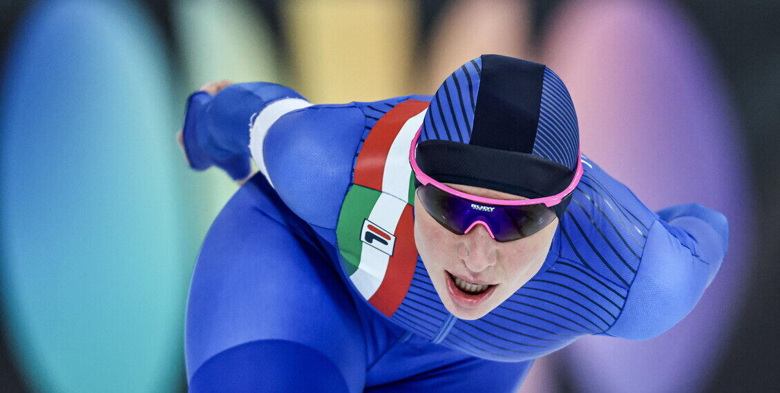 Milano Cortina: Francesca Lollobrigida oro nei 3000 m pattinaggio di velocità