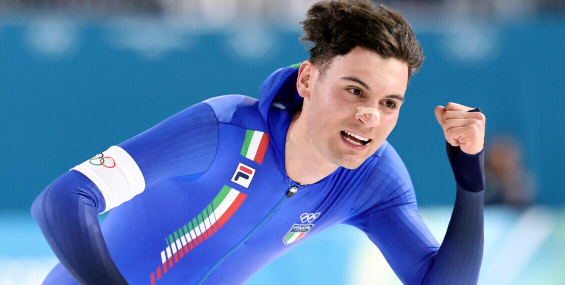 Milano Cortina: pattinaggio di velocità, Lorello bronzo 5000 m