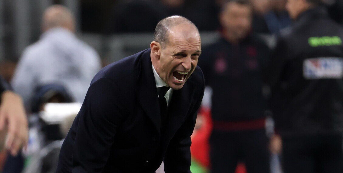 Milan: Allegri ‘proteste sul rigore? Non vorrei che il cuore cedesse’