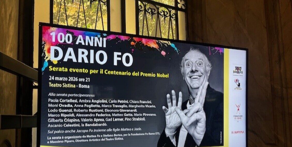 Al via da Roma centenario Dario Fo, non si spengono le polemiche con Milano