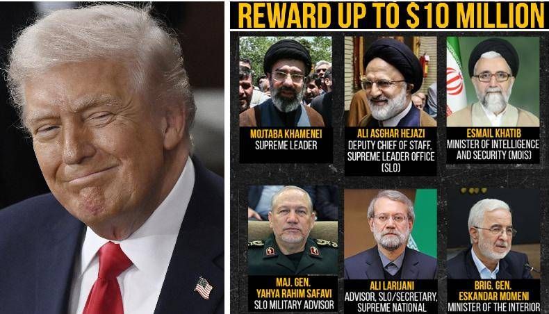 Iran, Trump e la taglia su Khamanei: “Il regime cadrà, ma non subito”